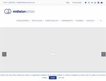 Tablet Screenshot of midletonschool.com